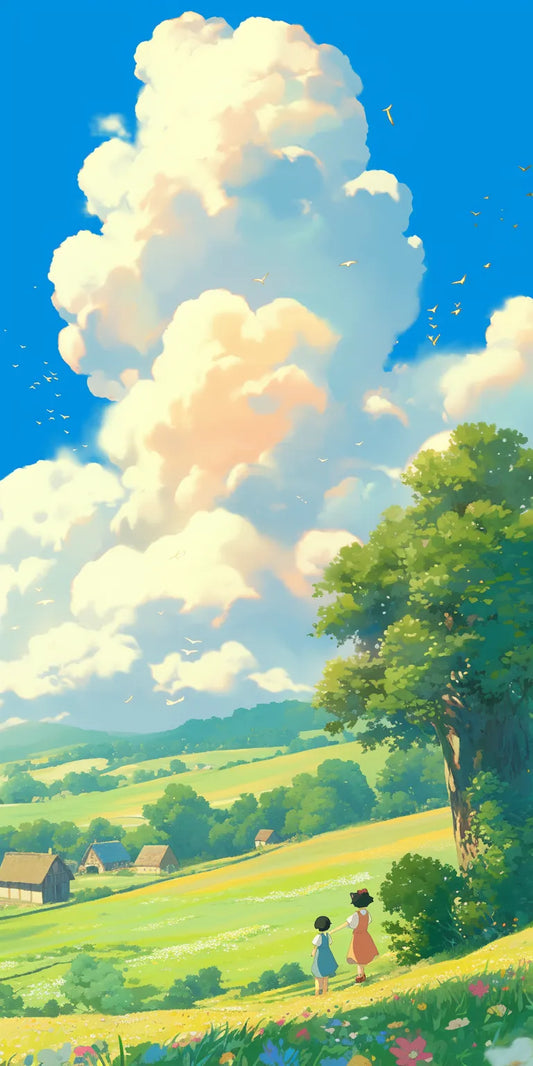 Studio Ghibli Wallpaper #4P-SE Poster