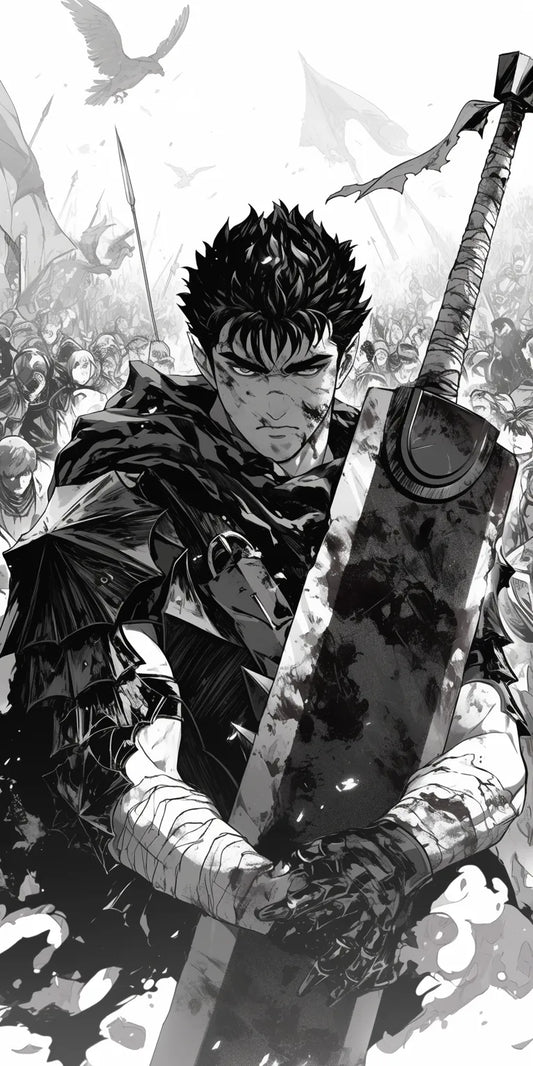 Berserk Manga Wallpaper #4K-HL Poster