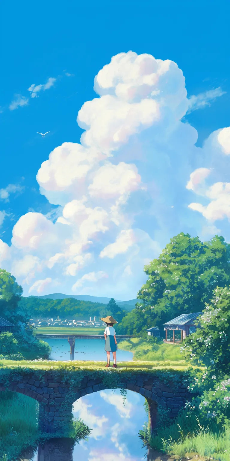 Studio Ghibli Wallpaper #3T-KU Poster