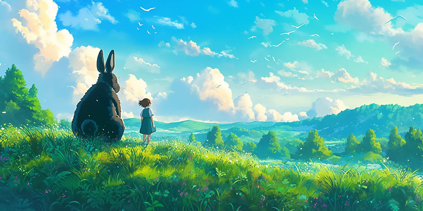 Studio Ghibli Wallpaper #3J-XB Poster