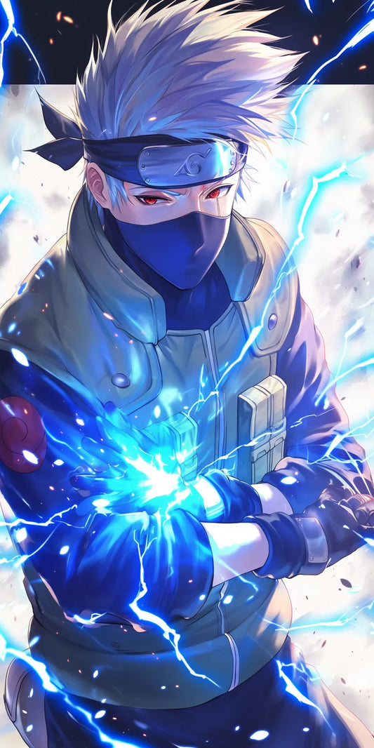 Anime Naruto Kakashi #3D-KR Poster