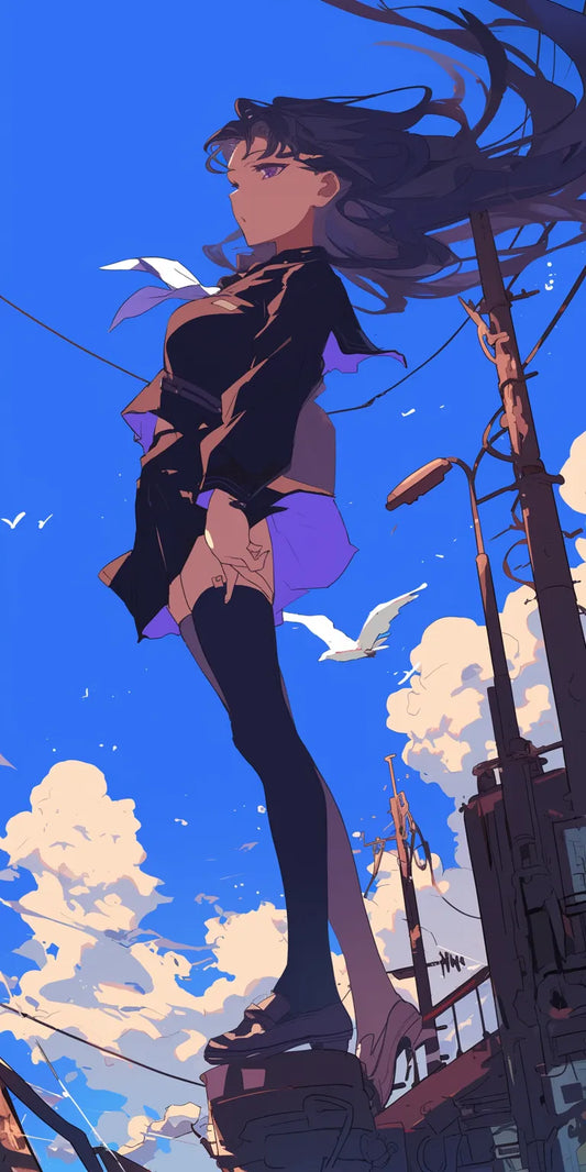 Iphone Anime Wallpaper #1H-UG Poster