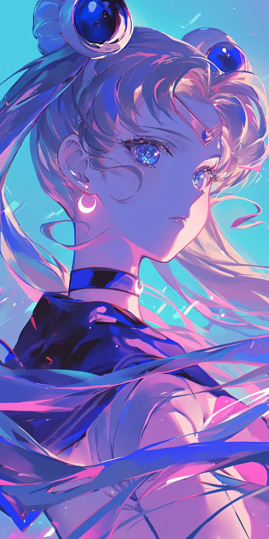 Sailor Moon Wallpaper #2A-PV Poster