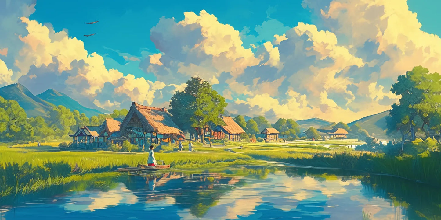 Studio Ghibli Wallpaper #4E-VH Poster