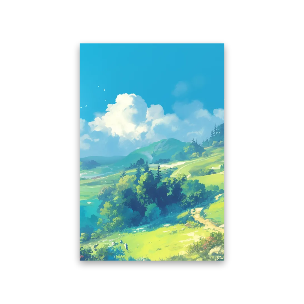 Studio Ghibli Wallpaper #4R-SC Poster