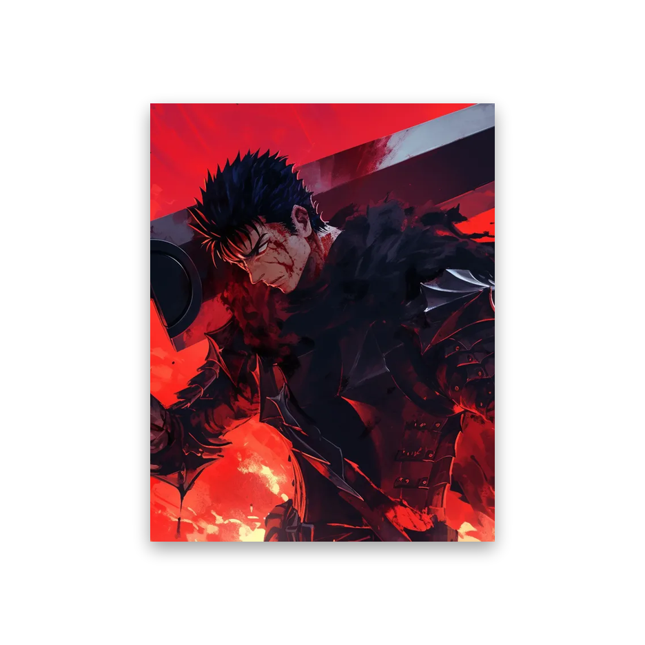 Berserk Anime Wallpaper #4D-UR Poster