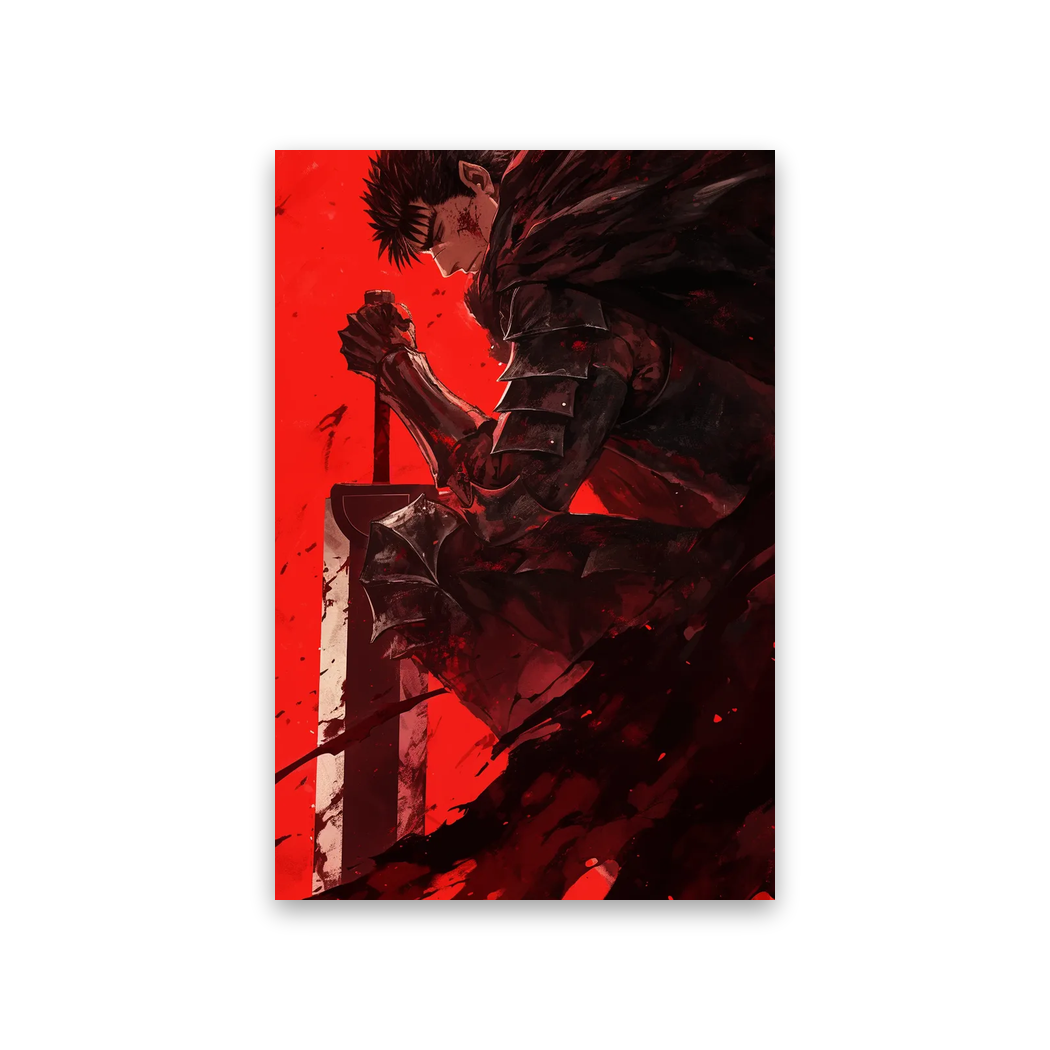 Berserk Manga Wallpaper #1D-GN Poster