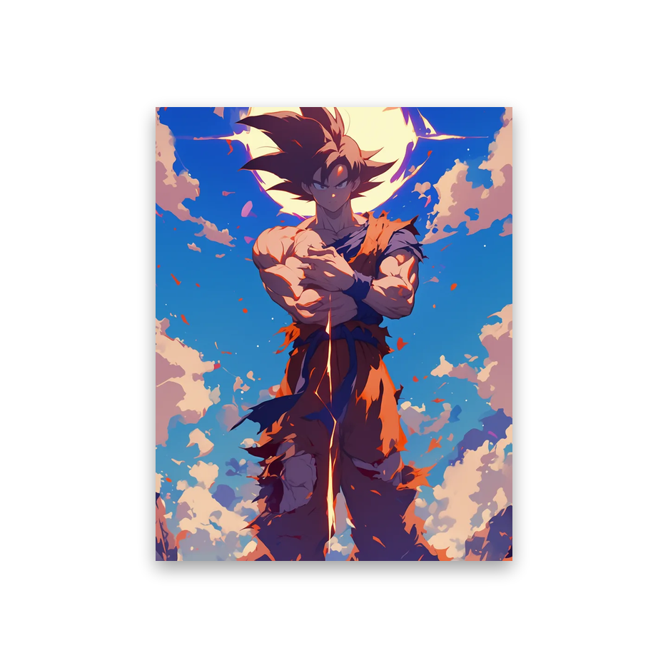 Goku Wall Paper #3M-SQ Poster