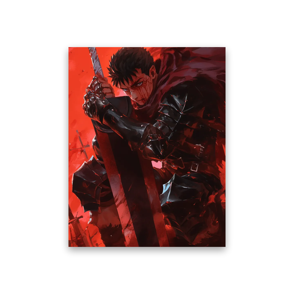 Berserk Wallpaper #2F-HT Poster