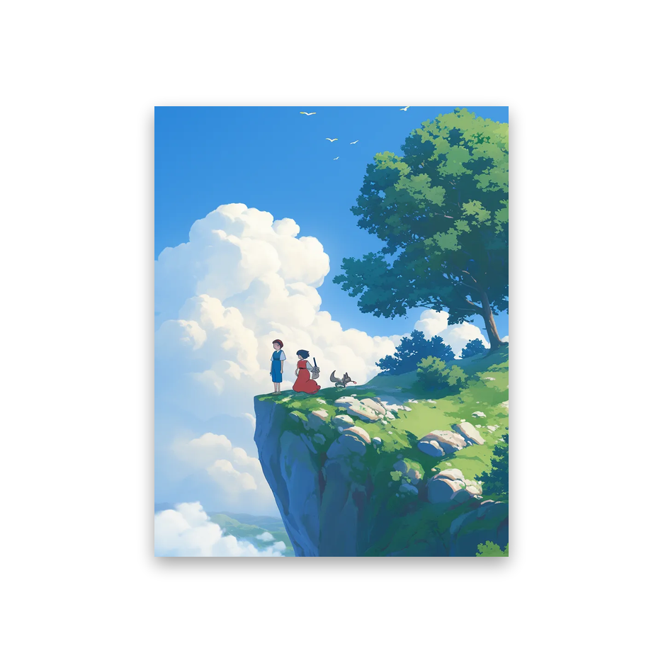 Studio Ghibli Wallpaper #1U-AI Poster