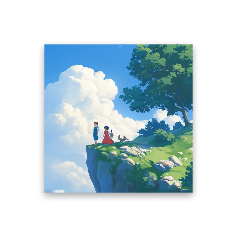 Studio Ghibli Wallpaper #1U-AI Poster