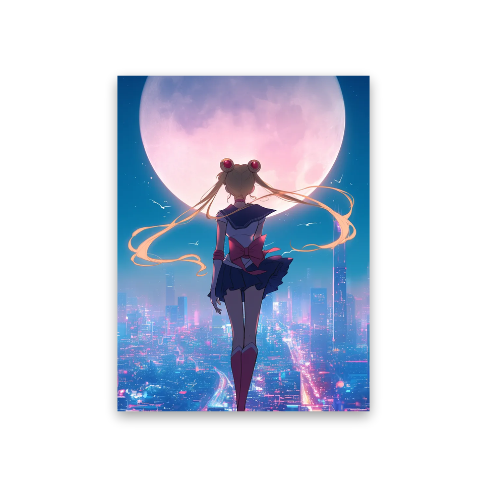 Sailor Moon Wallpaper #1H-FN Poster