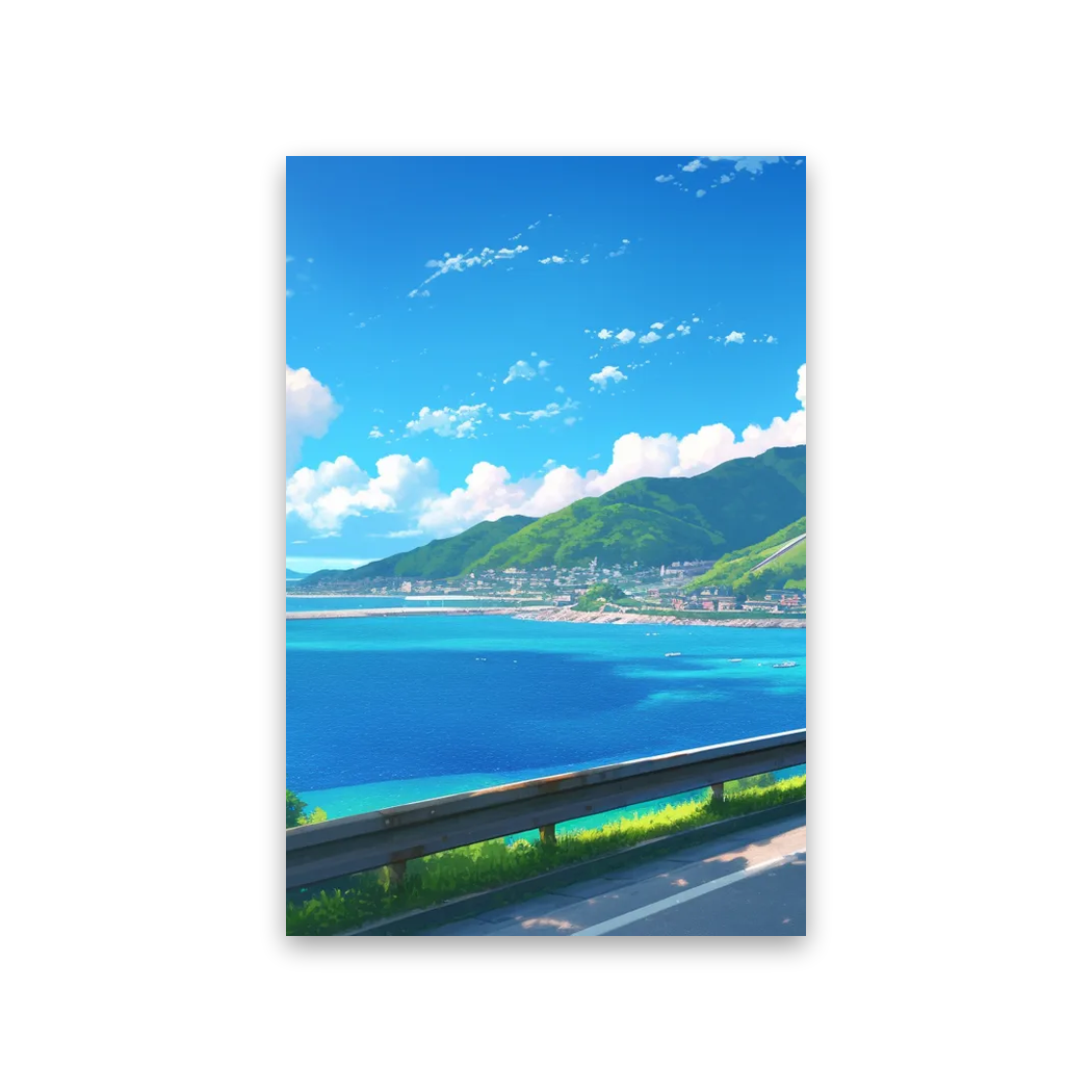 Anime Backgrounds Iphone #4K-PF Poster