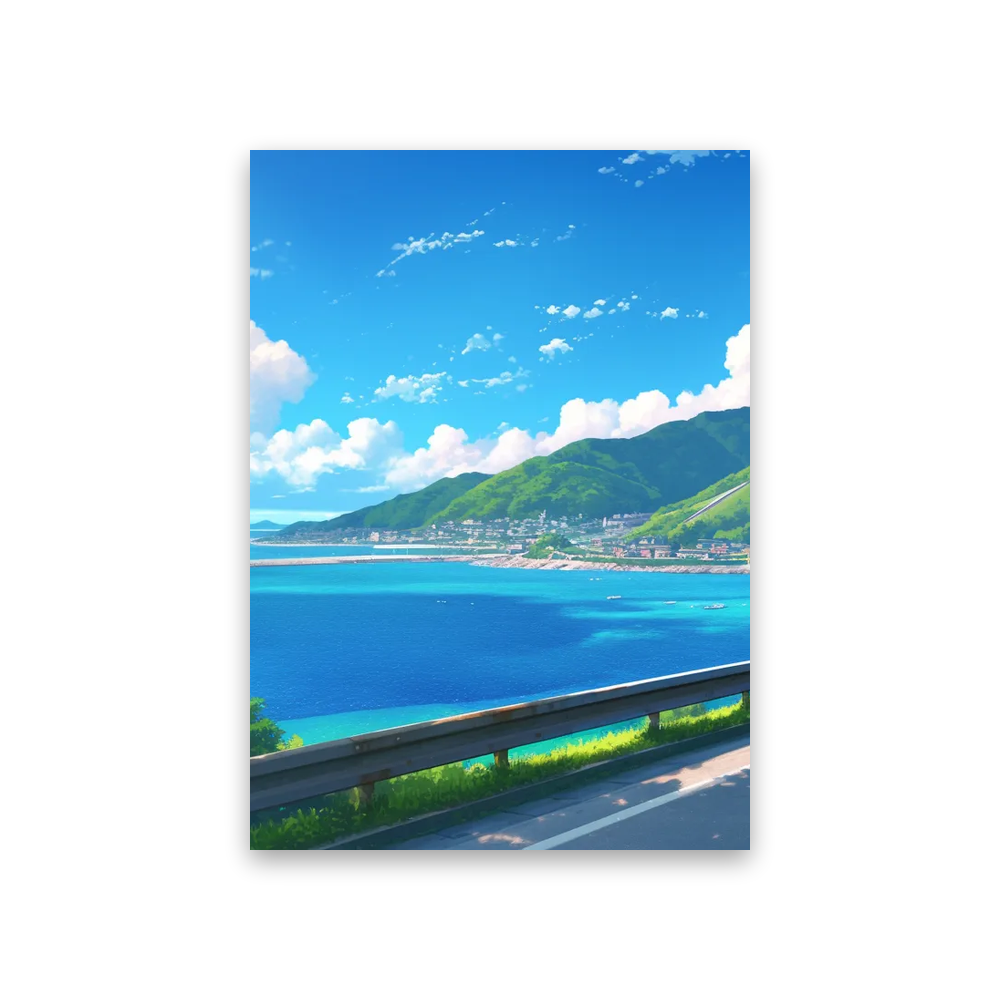 Anime Backgrounds Iphone #4K-PF Poster