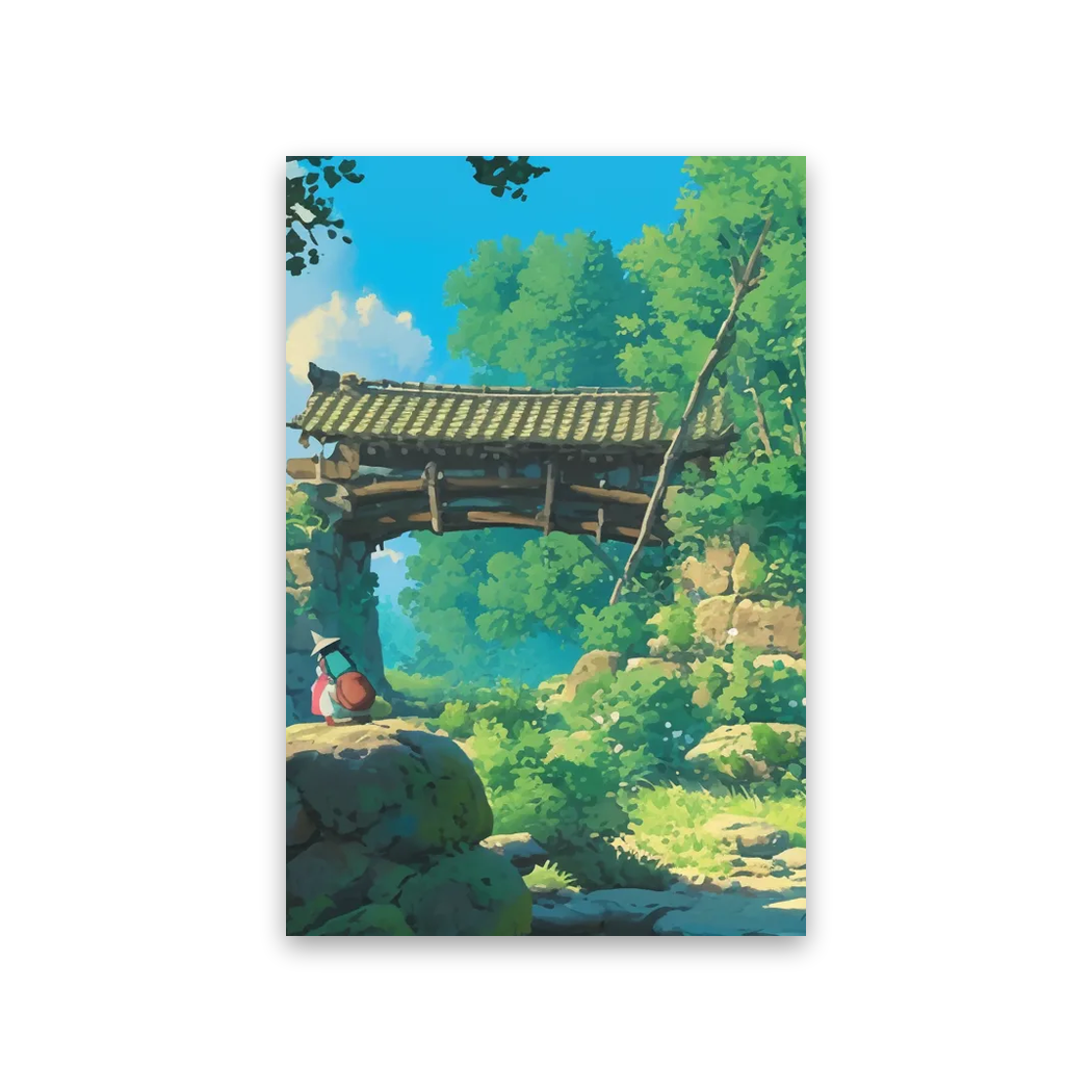 Studio Ghibli Background #2V-ZI Poster