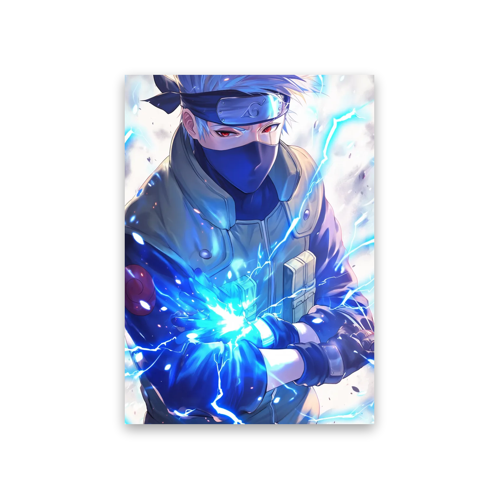 Anime Naruto Kakashi #3D-KR Poster