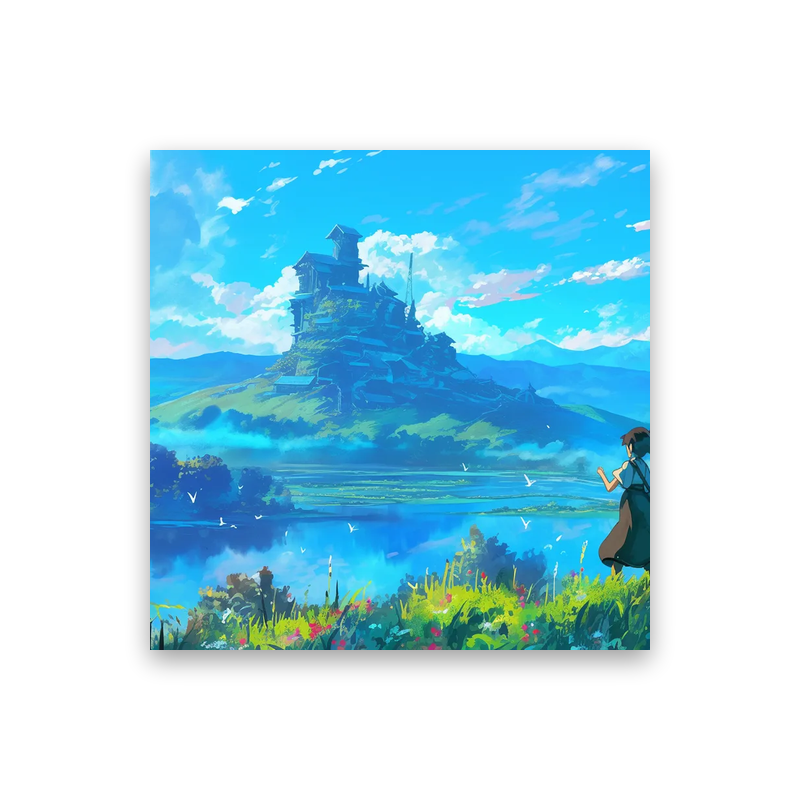 Studio Ghibli Wallpaper #4J-BZ Poster