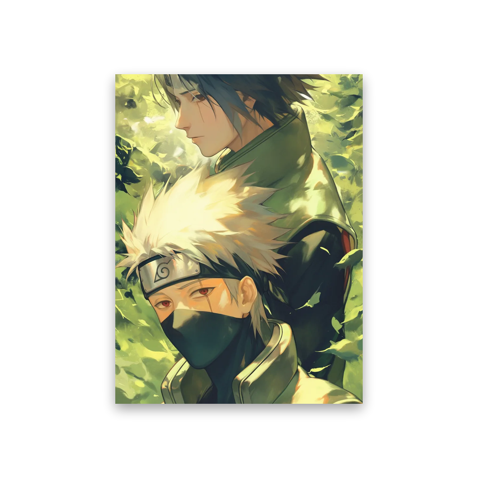 Anime Naruto Kakashi #2V-CG Poster