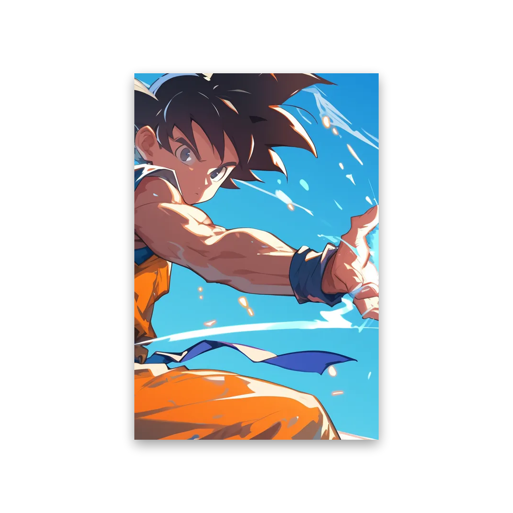 Goku Wall Paper #3B-WT Poster