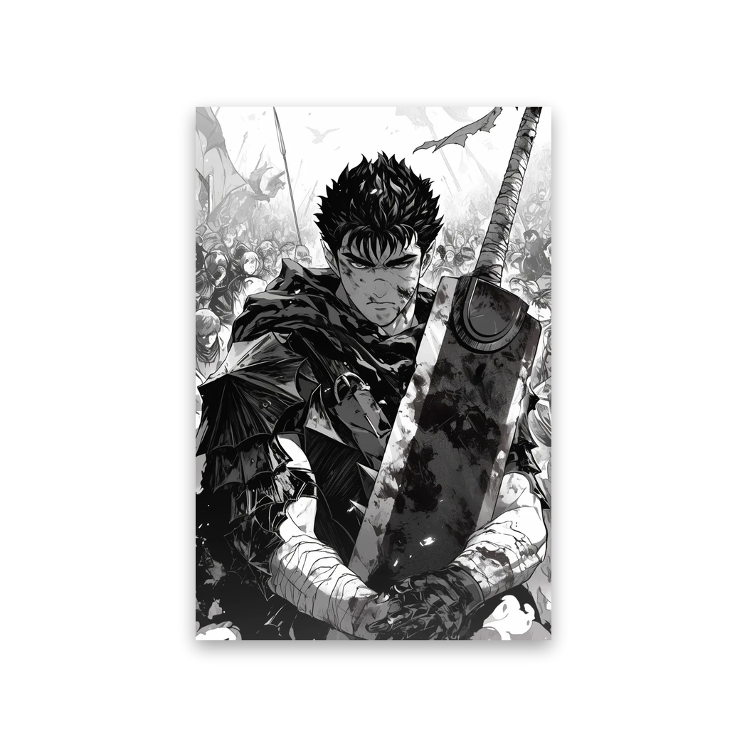 Berserk Manga Wallpaper #4K-HL Poster