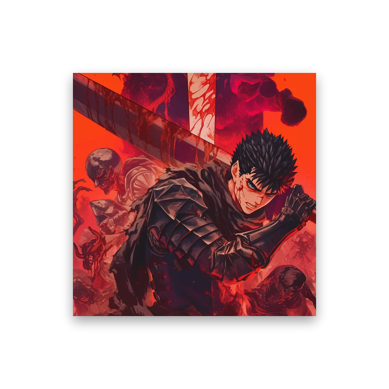 Berserk Manga Wallpaper #2M-IX Poster