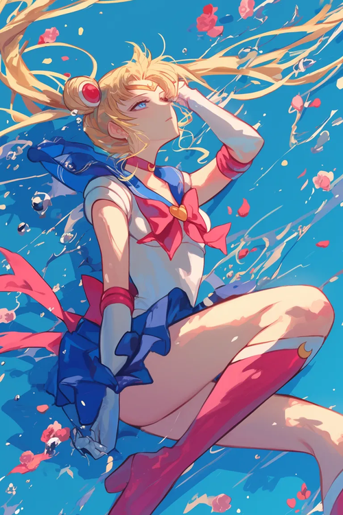 Sailor Moon Wallpaper #4I-CQ Poster