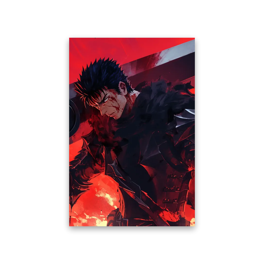 Berserk Anime Wallpaper #4D-UR Poster