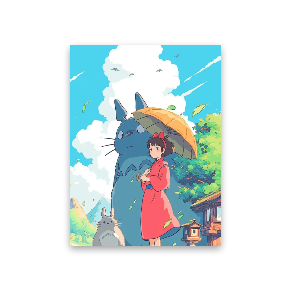 Studio Ghibli Wallpaper #3S-NU Poster