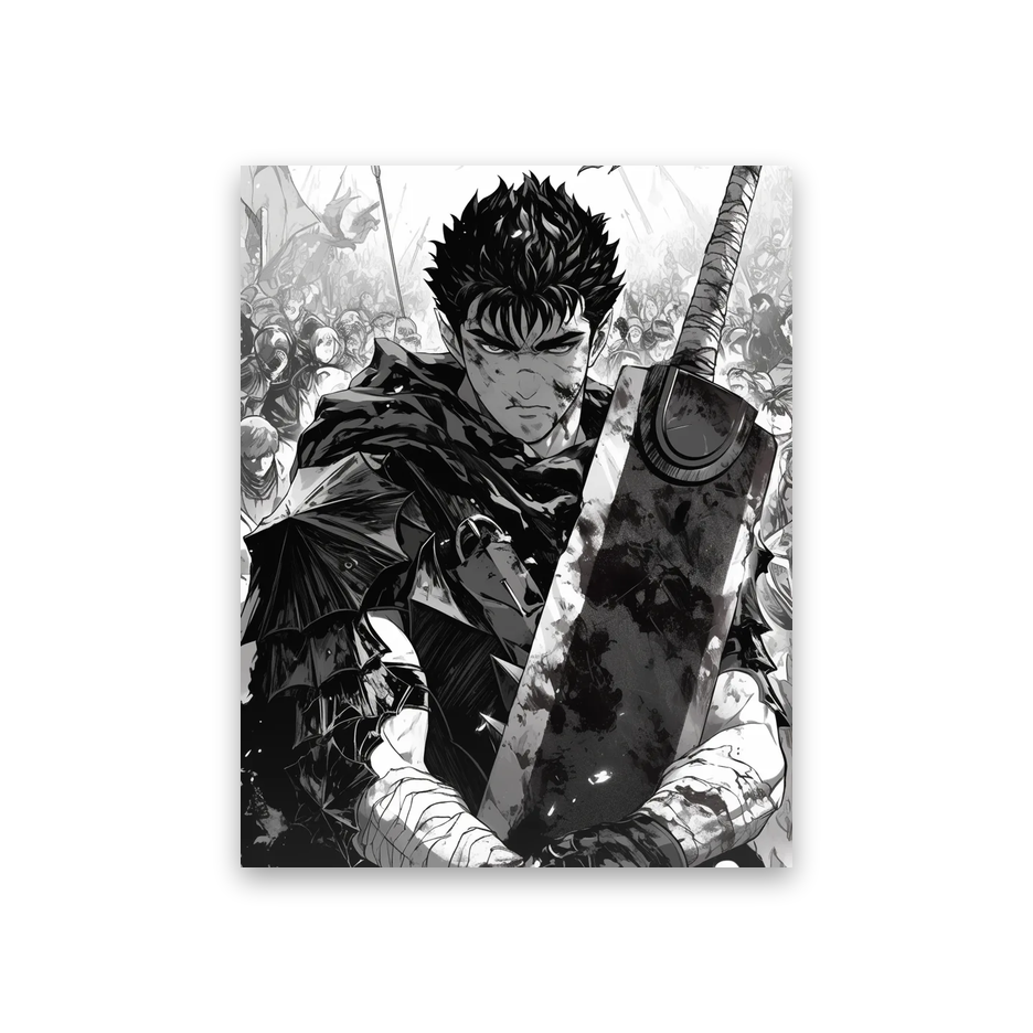 Berserk Manga Wallpaper #4K-HL Poster