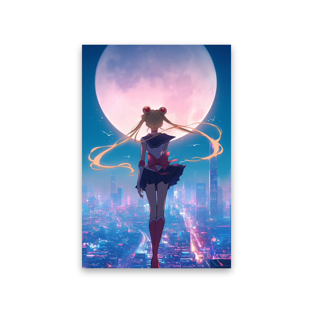 Sailor Moon Wallpaper #1H-FN Poster