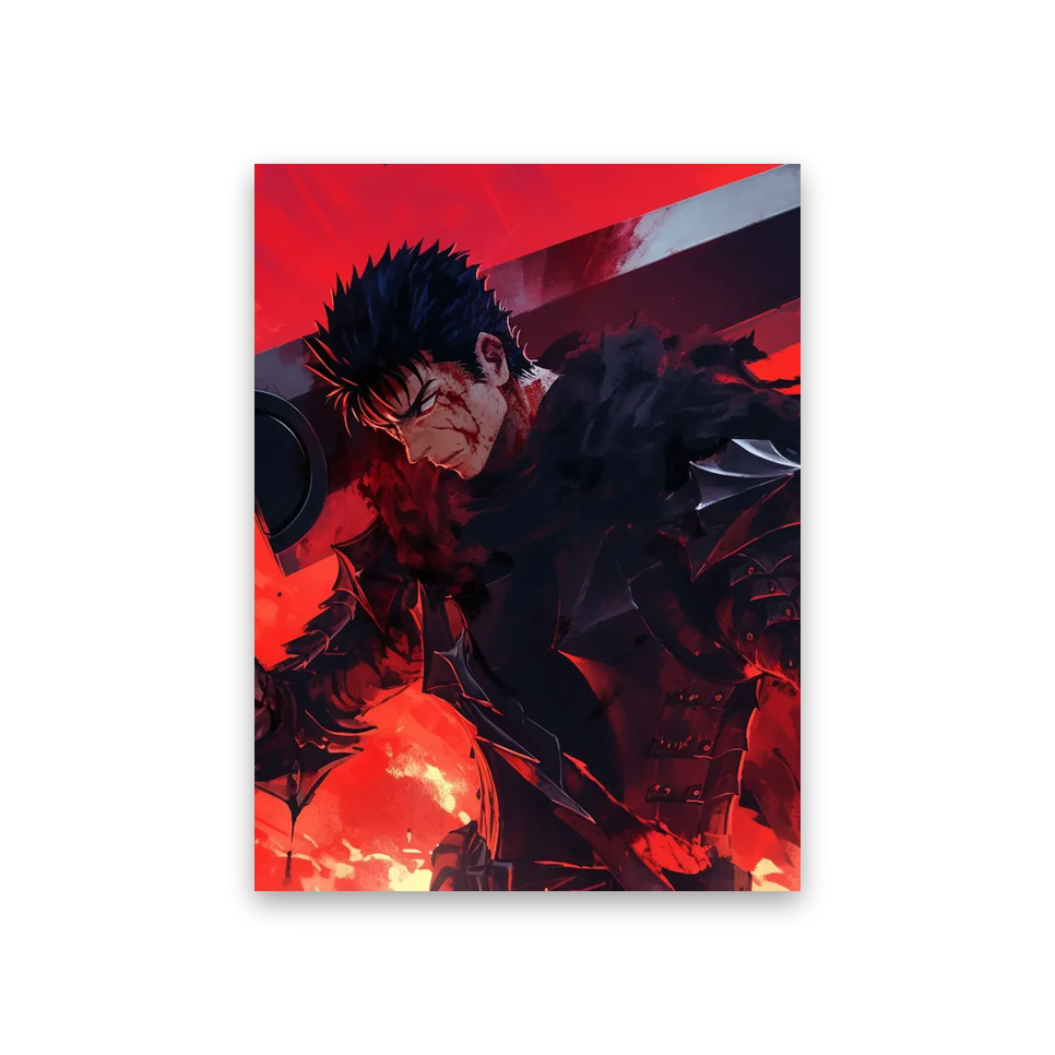 Berserk Anime Wallpaper #4D-UR Poster