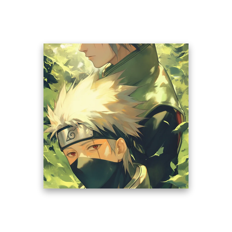 Anime Naruto Kakashi #2V-CG Poster