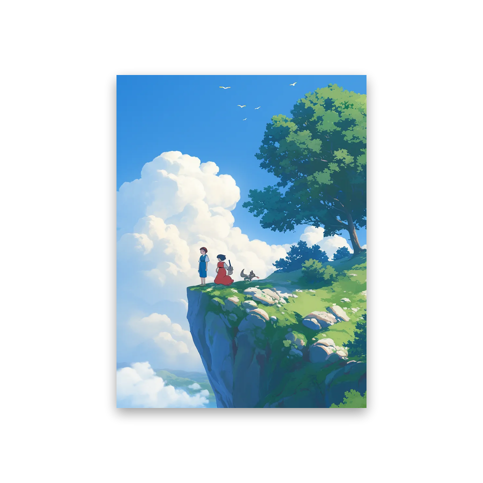 Studio Ghibli Wallpaper #1U-AI Poster