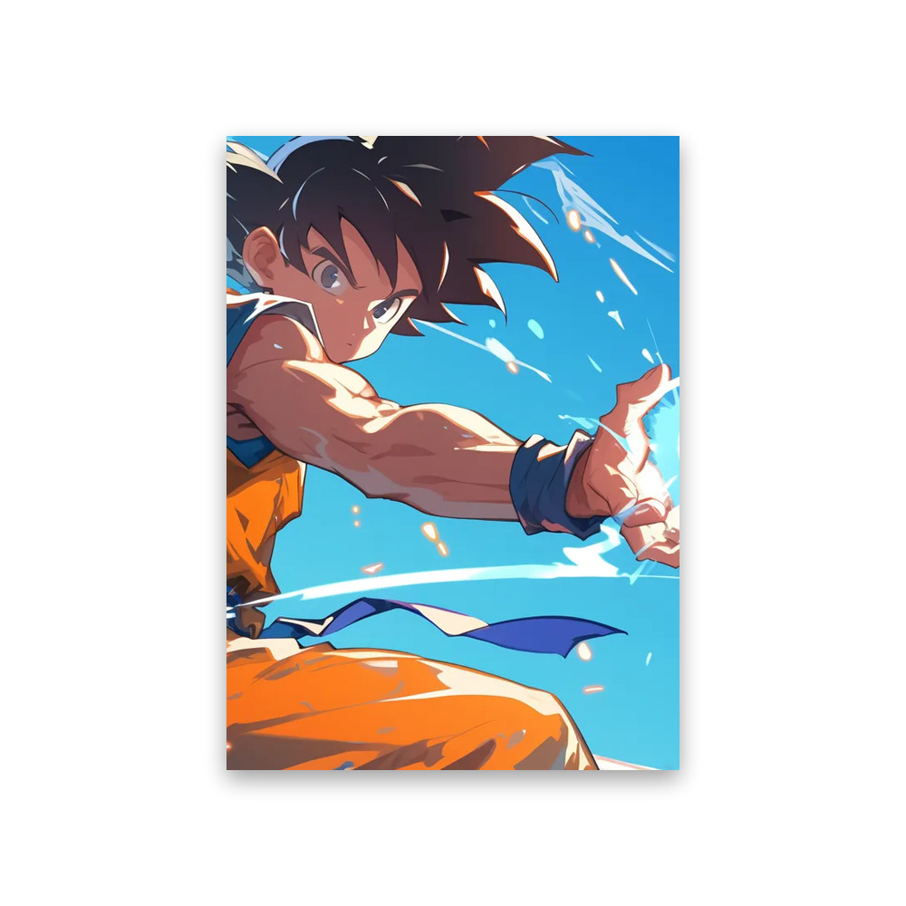 Goku Wall Paper #3B-WT Poster