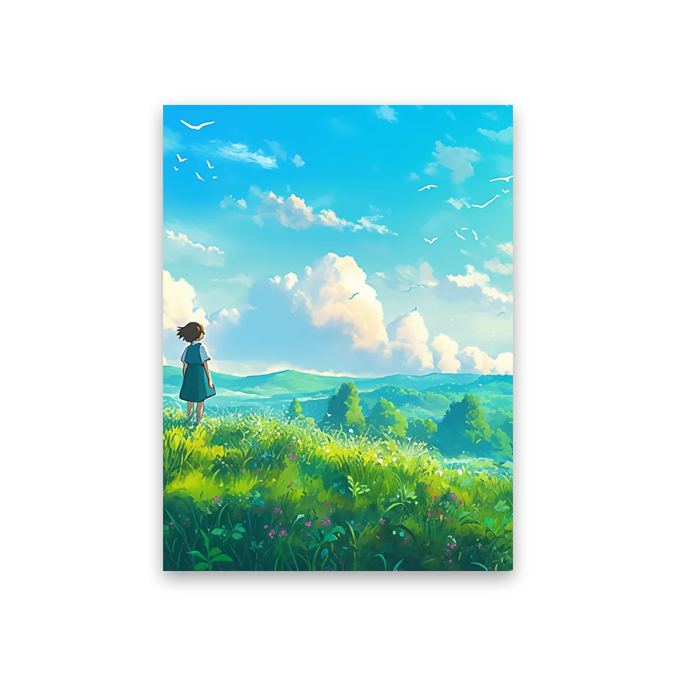 Studio Ghibli Wallpaper #3J-XB Poster