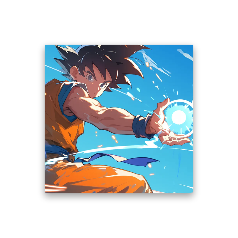 Goku Wall Paper #3B-WT Poster