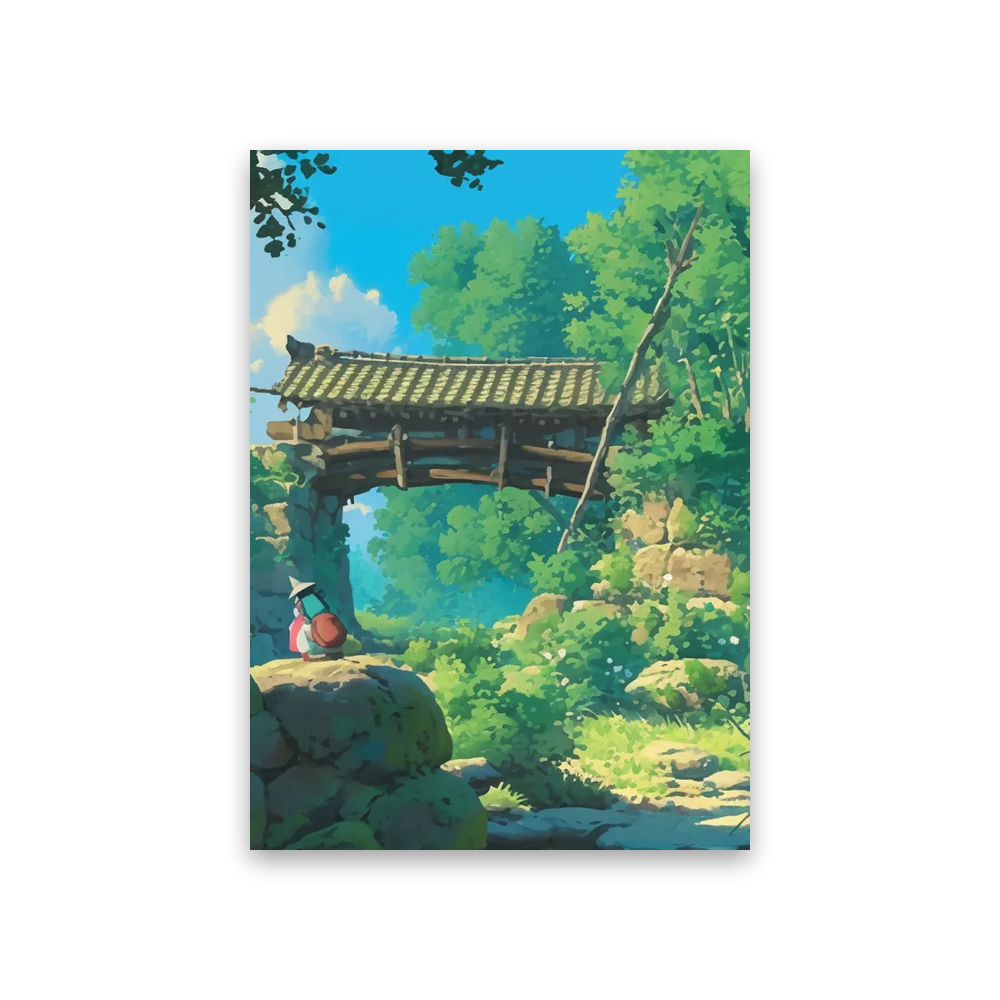 Studio Ghibli Background #2V-ZI Poster