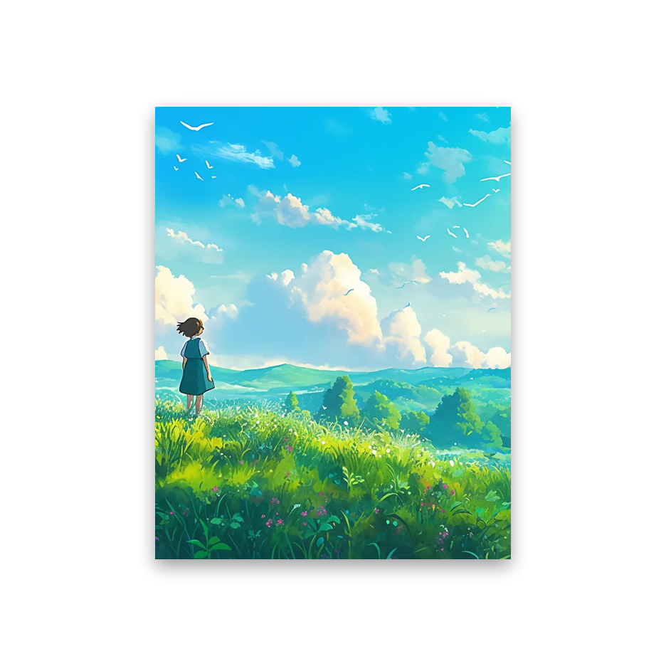 Studio Ghibli Wallpaper #3J-XB Poster