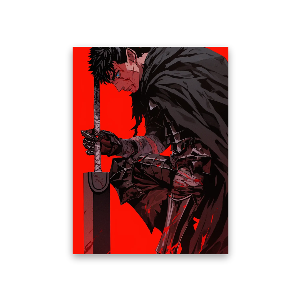 Berserk Manga Wallpaper #4C-NT Poster