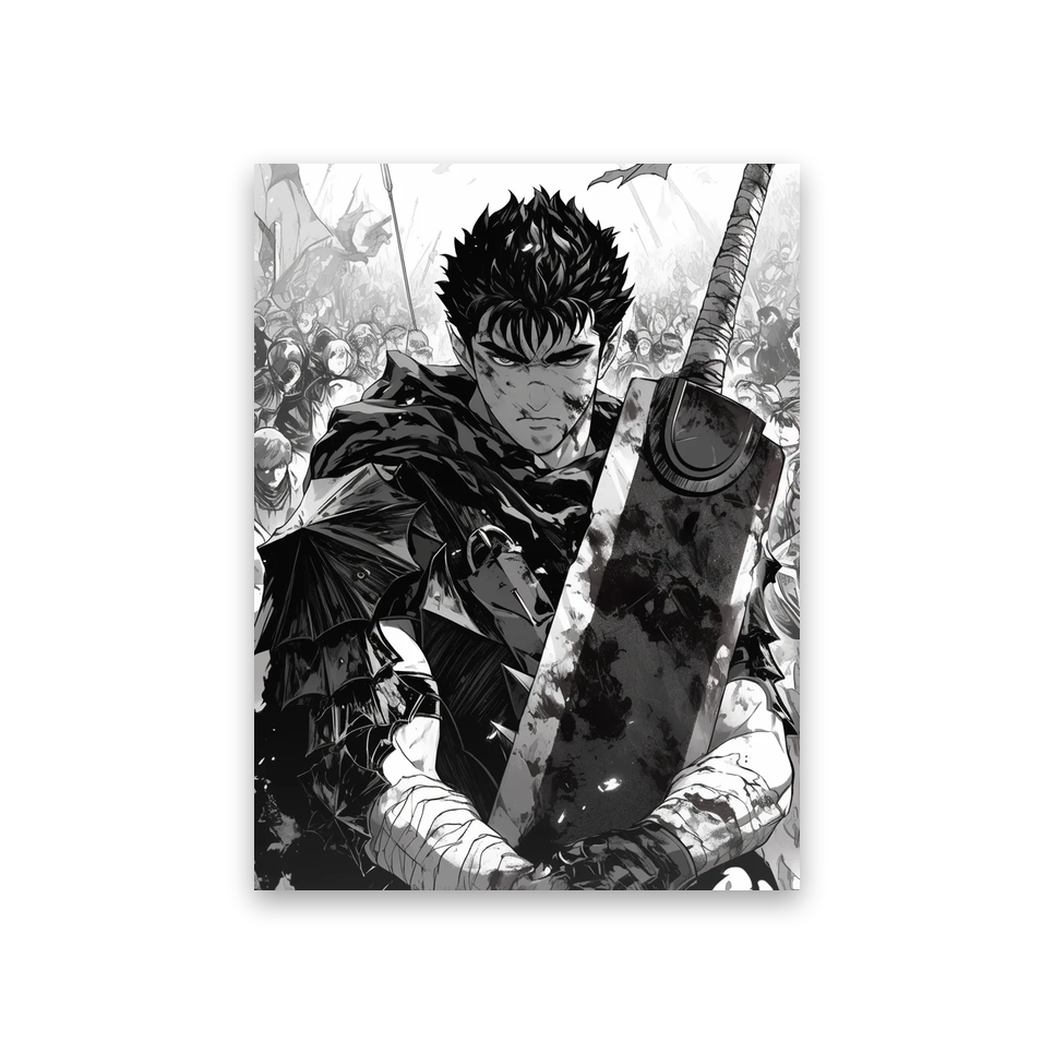 Berserk Manga Wallpaper #4K-HL Poster