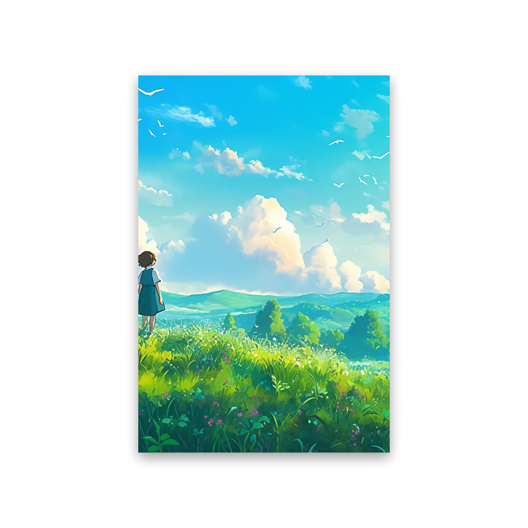 Studio Ghibli Wallpaper #3J-XB Poster