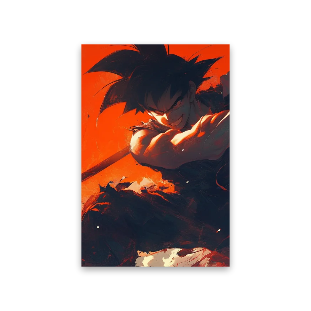 Goku Wall Paper #2V-DN Poster