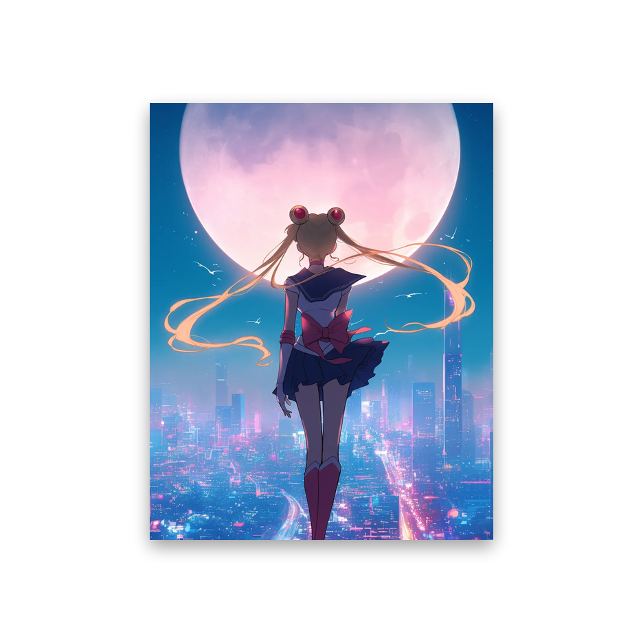 Sailor Moon Wallpaper #1H-FN Poster